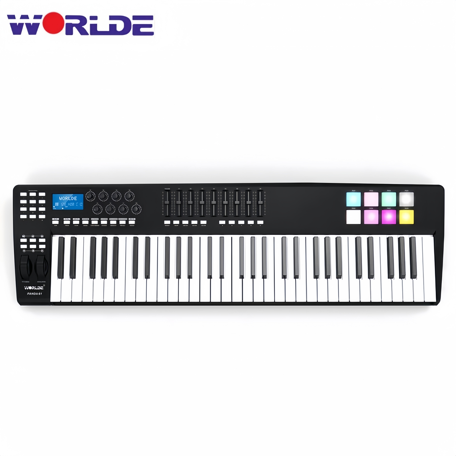 Midi Controller Pad - WORLDE PANDA61 Teclado Controlador MIDI USB