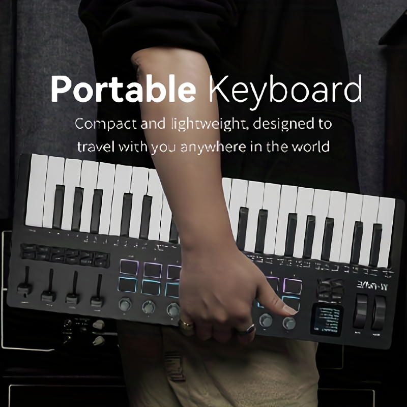 Midi Controller Pad - Controlador de Teclado MIDI Bluetooth M-VAVE