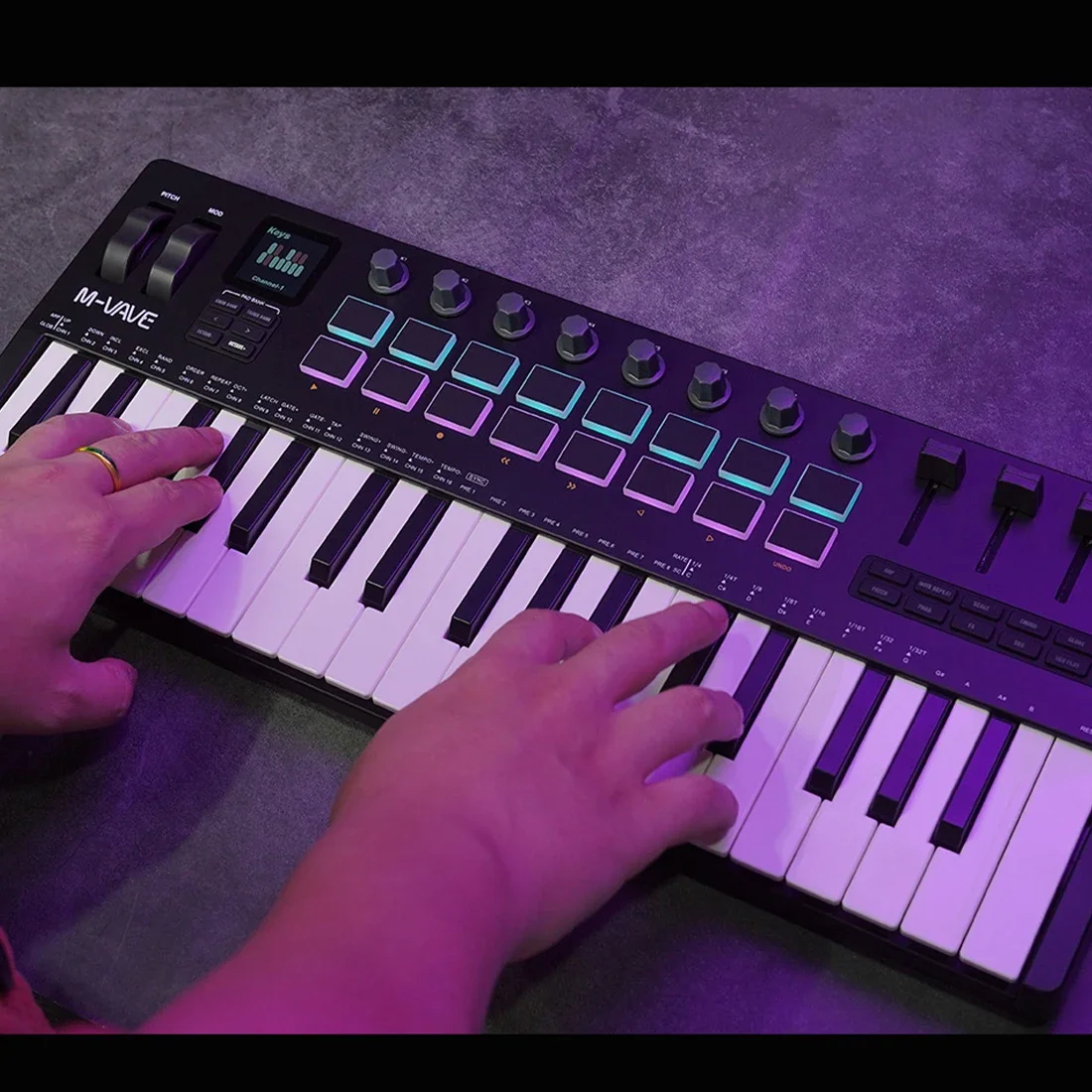 M-VAVE SMK-37 PRO: controlador - Midi Controller Pad avaliação e preço