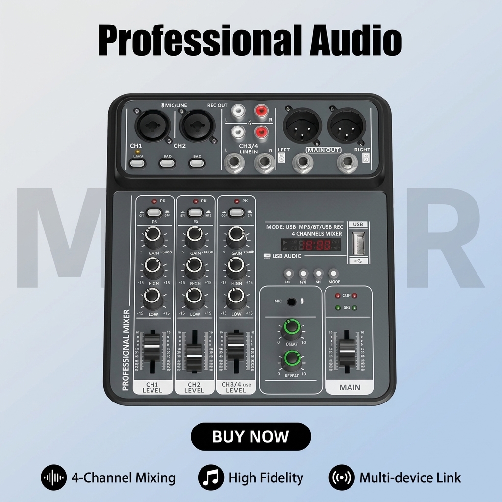 Consola de mistura de áudio pr - Audio Music Dj avaliação e preço