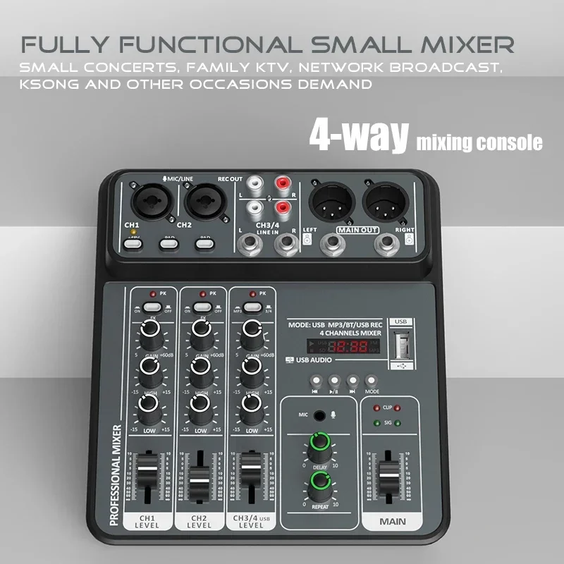 Consola de mistura de áudio pr - Audio Music Dj avaliação e preço