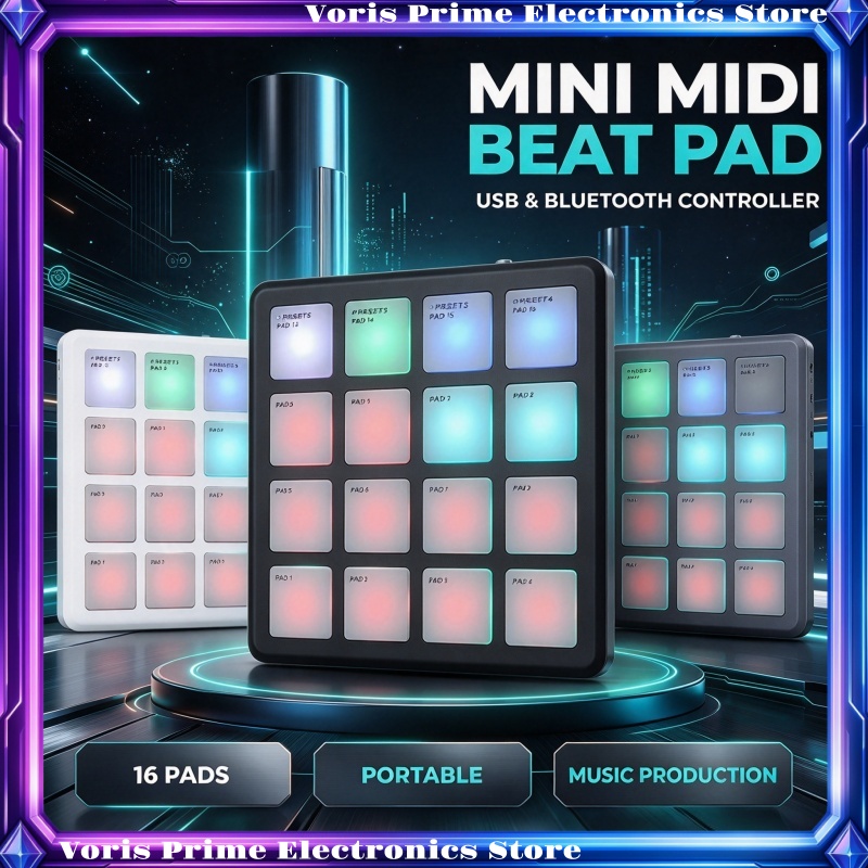 M-Vave Smc-Pad: Controlador MI - Midi Controller Pad avaliação e preço